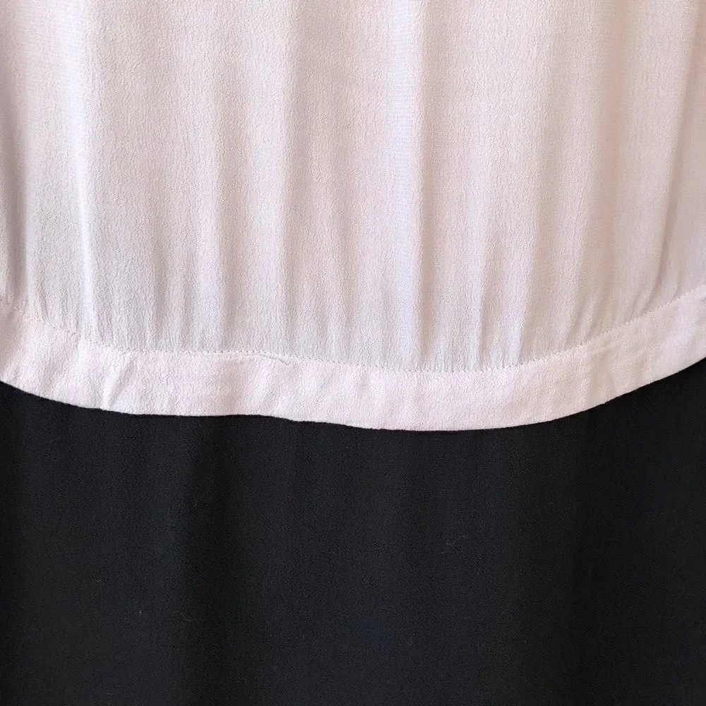 MONROW Colour Block Dress Medium - Picture 6 of 7